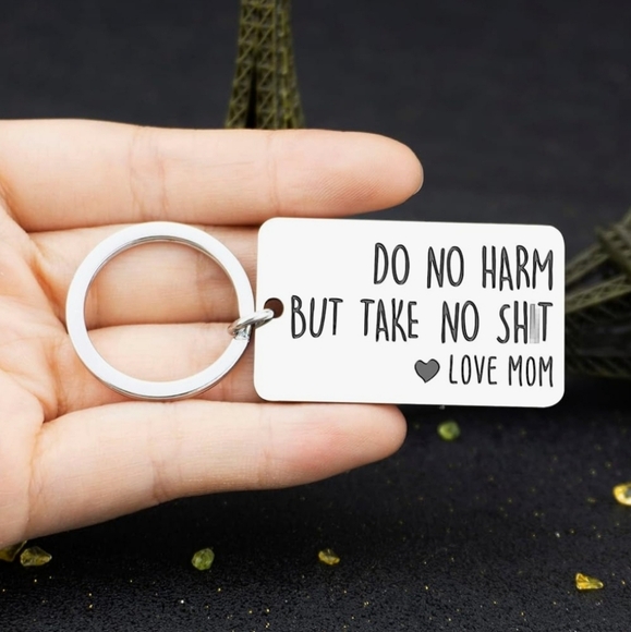 Other - Funny Gift Keychain with Quote
